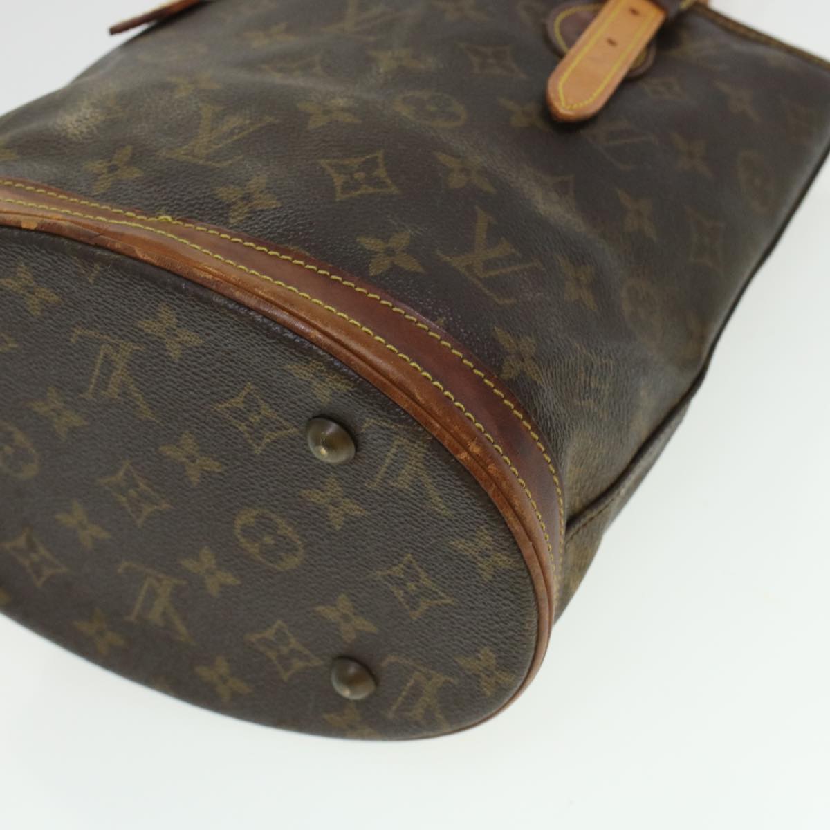 LOUIS VUITTON Monogram Bucket PM Shoulder Bag M42238 LV 44501