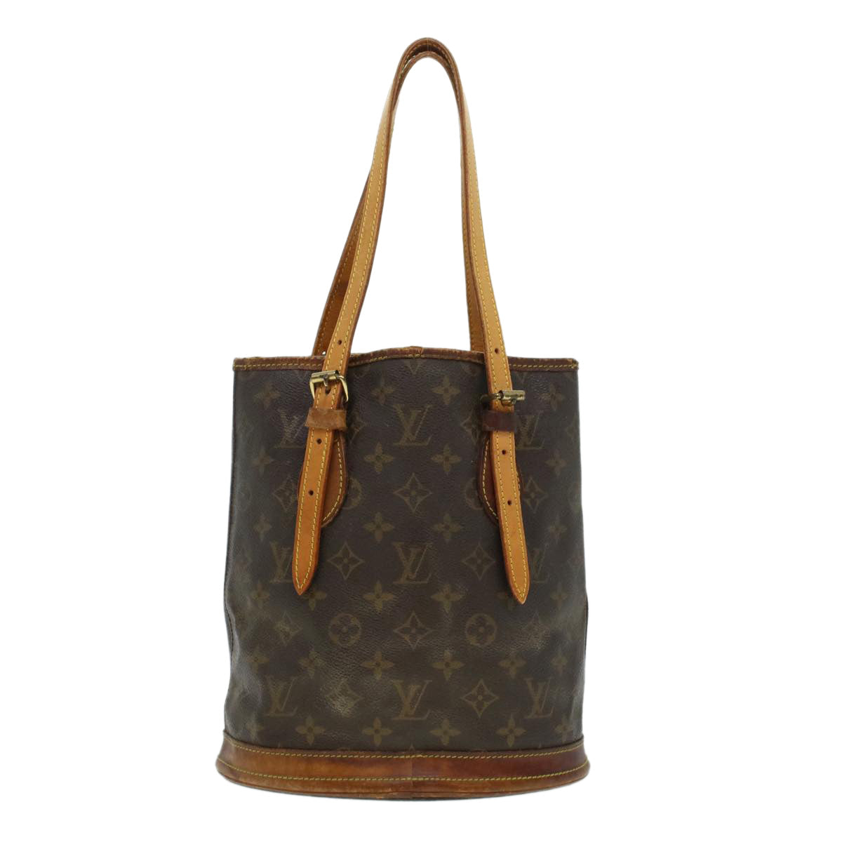 LOUIS VUITTON Monogram Bucket PM Shoulder Bag M42238 LV 44501