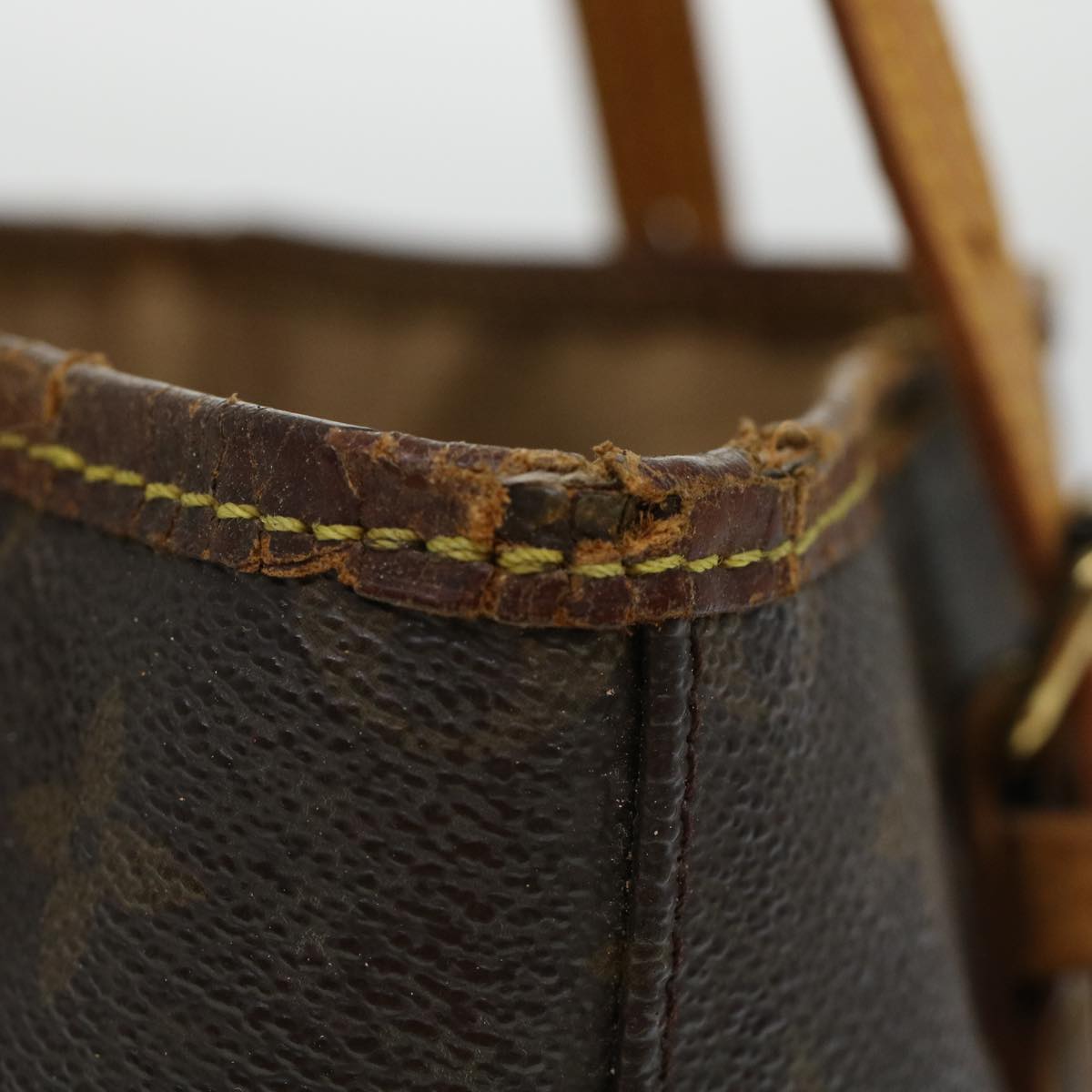 LOUIS VUITTON Monogram Bucket PM Shoulder Bag M42238 LV 44501