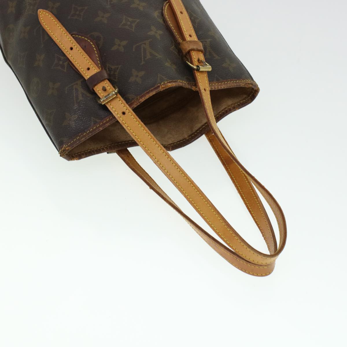 LOUIS VUITTON Monogram Bucket PM Shoulder Bag M42238 LV 44501