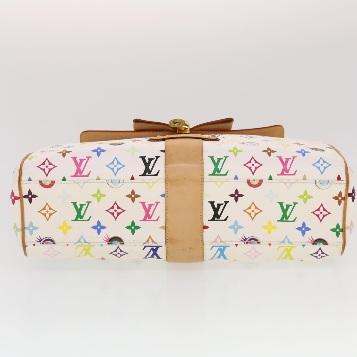 LOUIS VUITTON I love Monogram Sac Retro GM Hand Bag White M92053 LV 44514
