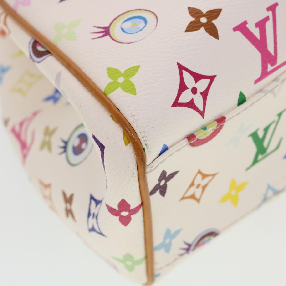 LOUIS VUITTON I love Monogram Sac Retro GM Hand Bag White M92053 LV 44514