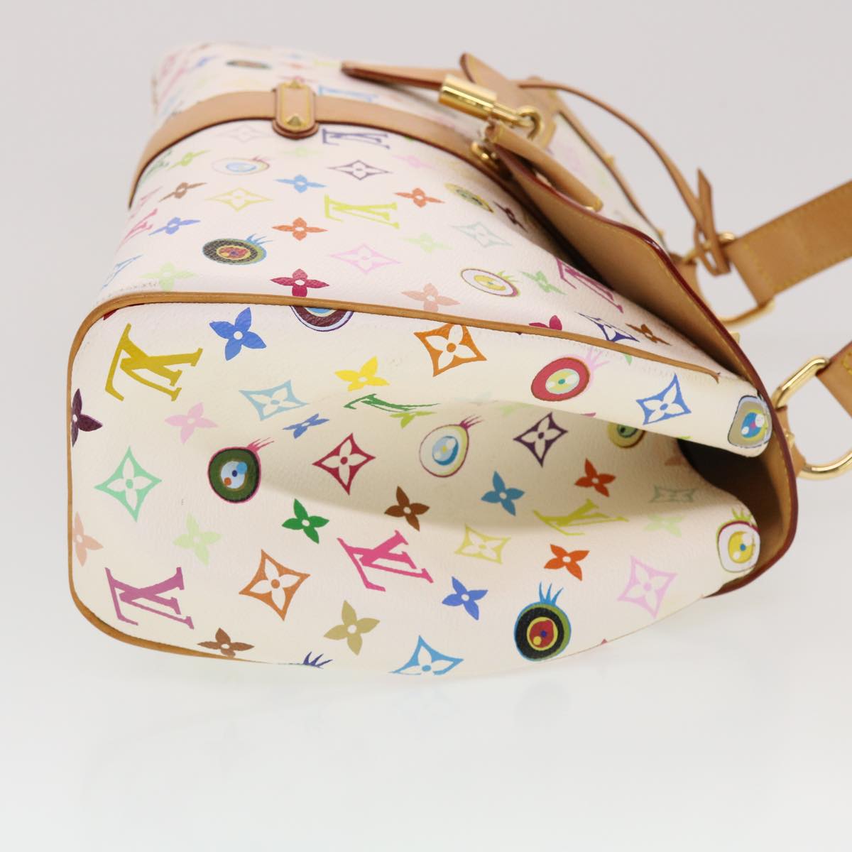 LOUIS VUITTON I love Monogram Sac Retro GM Hand Bag White M92053 LV 44514