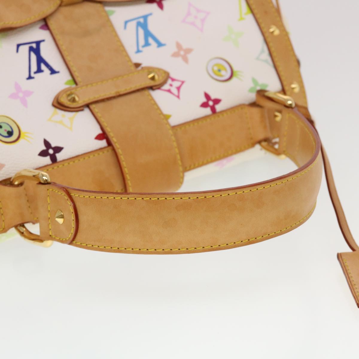 LOUIS VUITTON I love Monogram Sac Retro GM Hand Bag White M92053 LV 44514