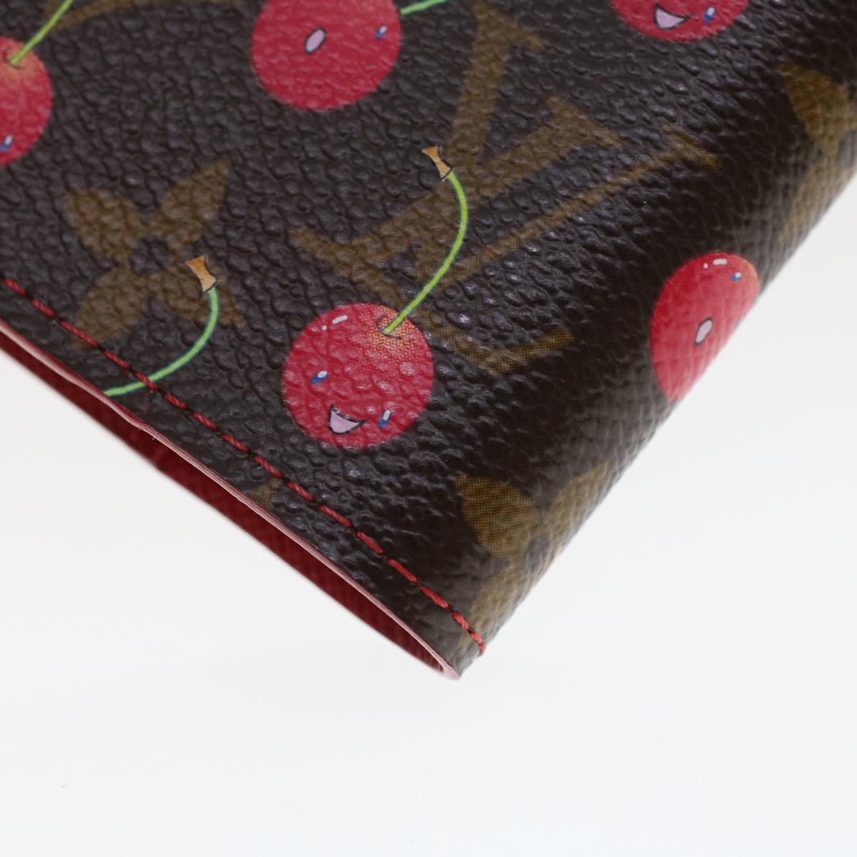 LOUIS VUITTON Monogram Cherry Agenda PM Day Planner Cover R21023 LV 44516A