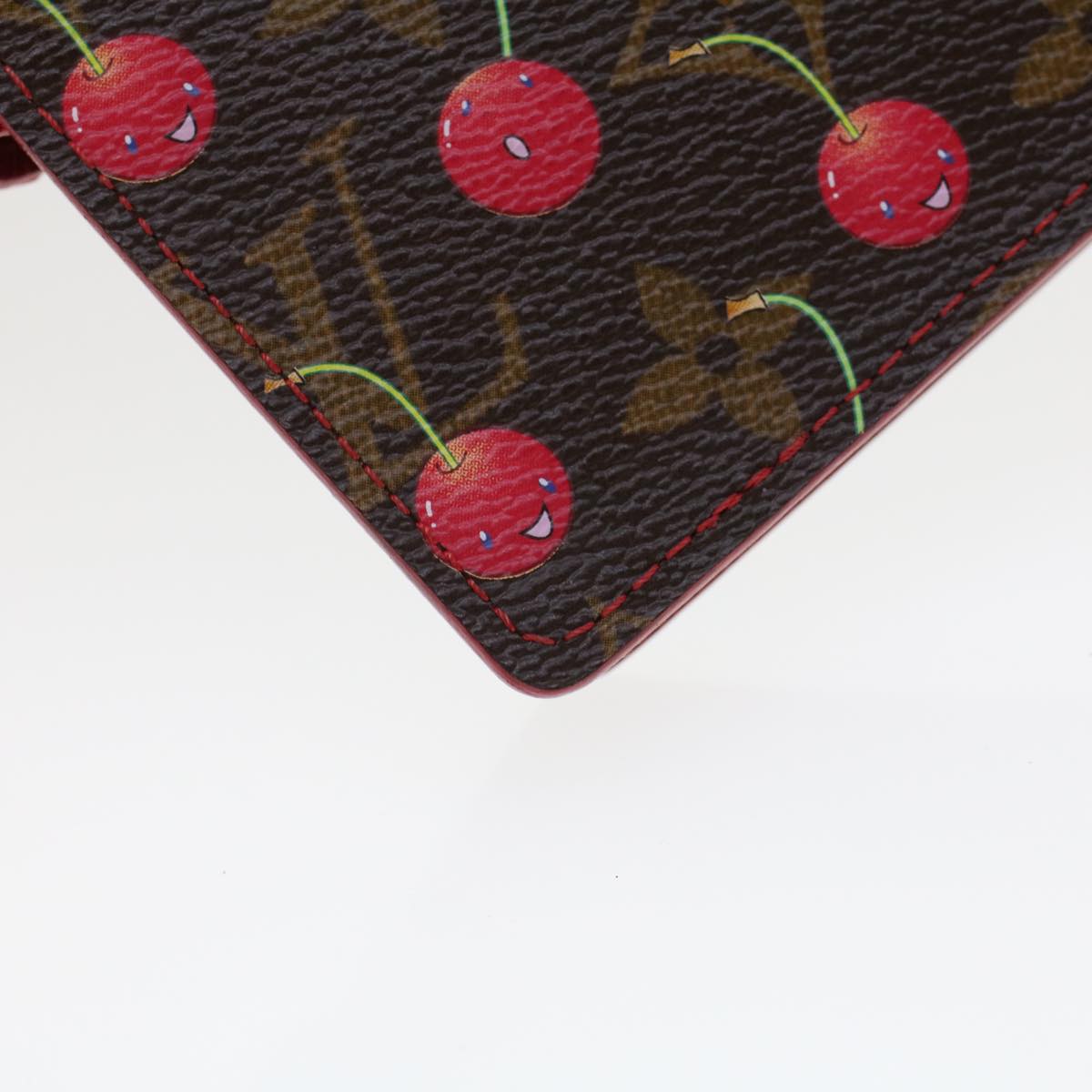 LOUIS VUITTON Monogram Cherry Agenda PM Day Planner Cover R21023 LV 44516A