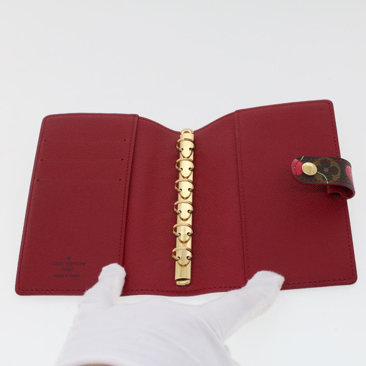 LOUIS VUITTON Monogram Cherry Agenda PM Day Planner Cover R21023 LV 44516A