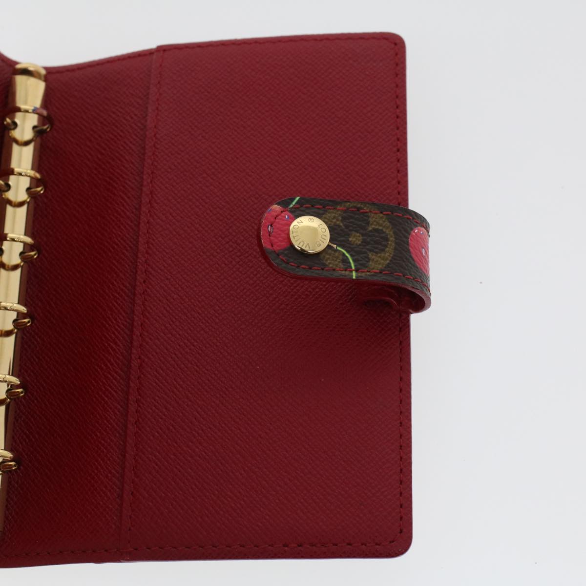 LOUIS VUITTON Monogram Cherry Agenda PM Day Planner Cover R21023 LV 44516A