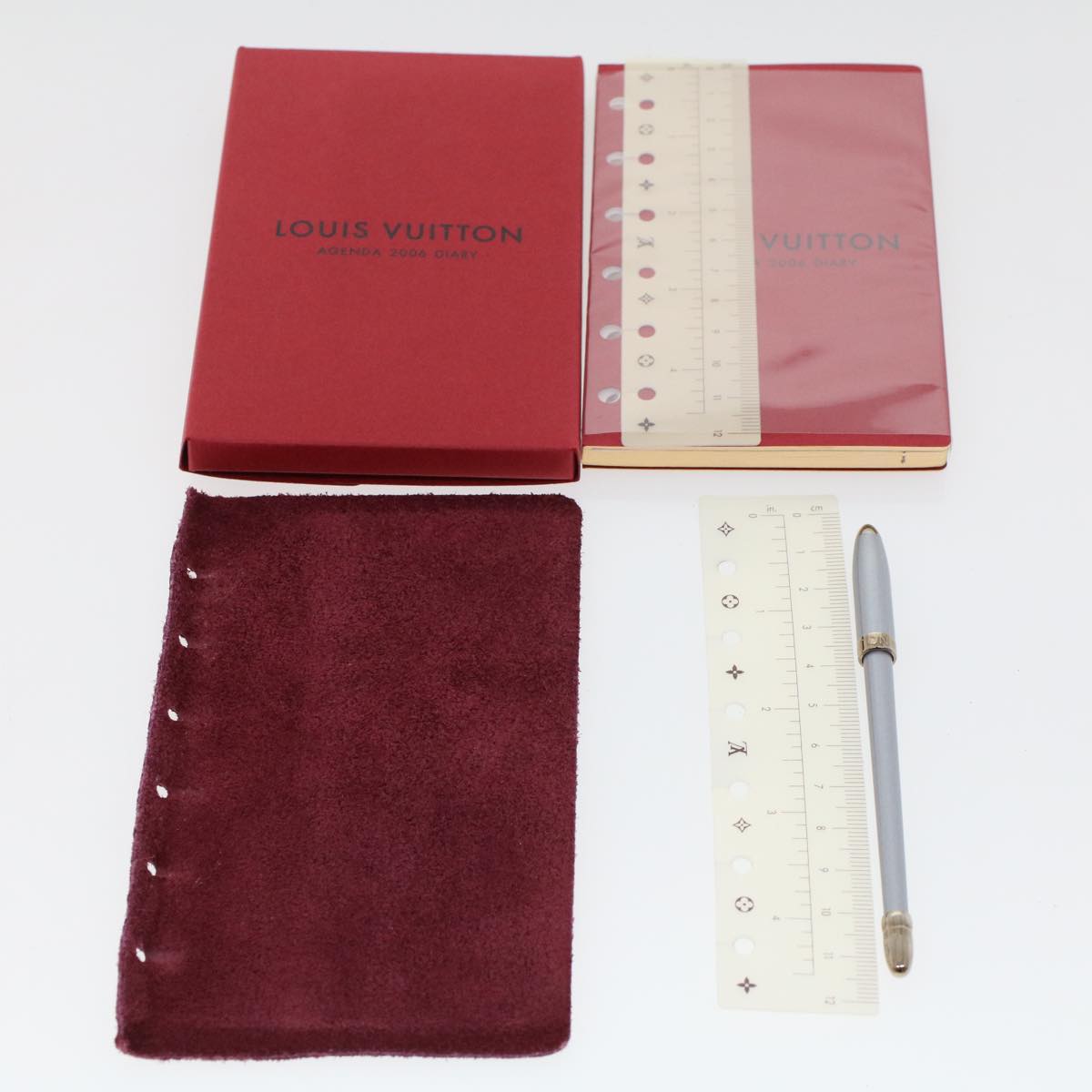 LOUIS VUITTON Monogram Cherry Agenda PM Day Planner Cover R21023 LV 44516A