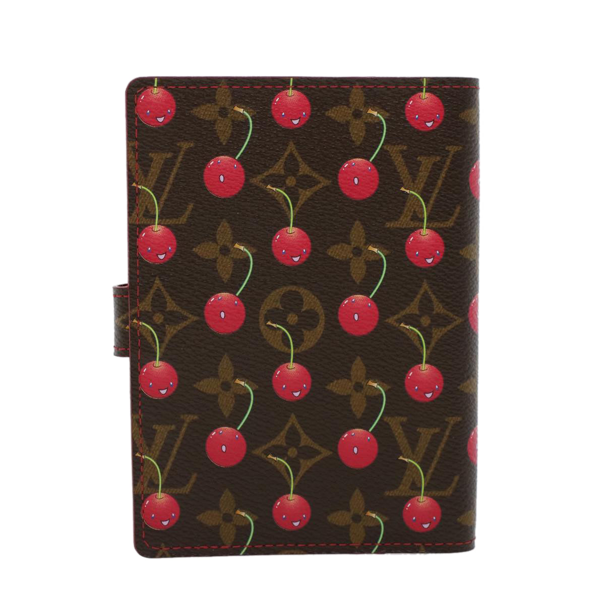 LOUIS VUITTON Monogram Cherry Agenda PM Day Planner Cover R21023 LV 44516A
