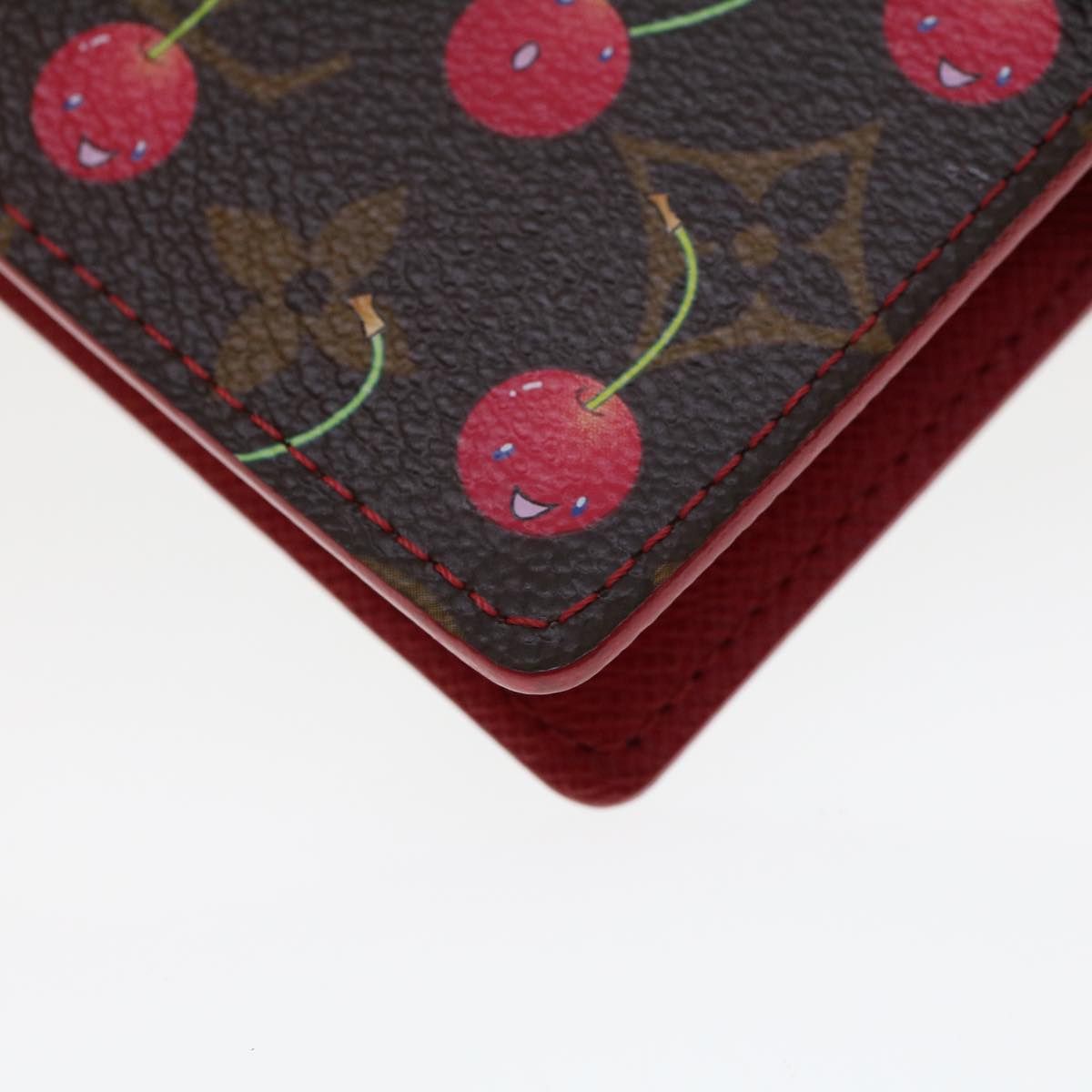 LOUIS VUITTON Monogram Cherry Agenda PM Day Planner Cover R21023 LV 44516A