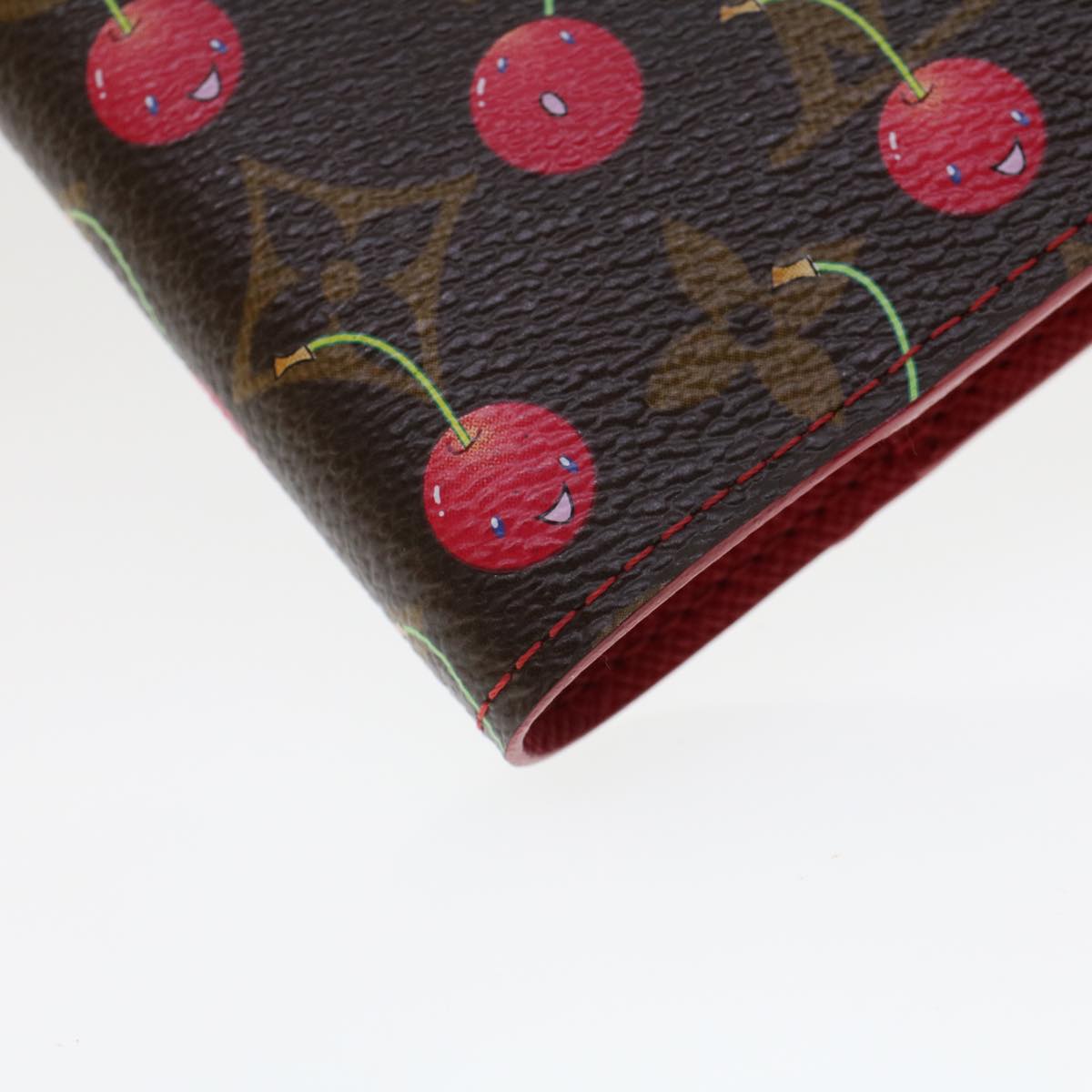 LOUIS VUITTON Monogram Cherry Agenda PM Day Planner Cover R21023 LV 44516A