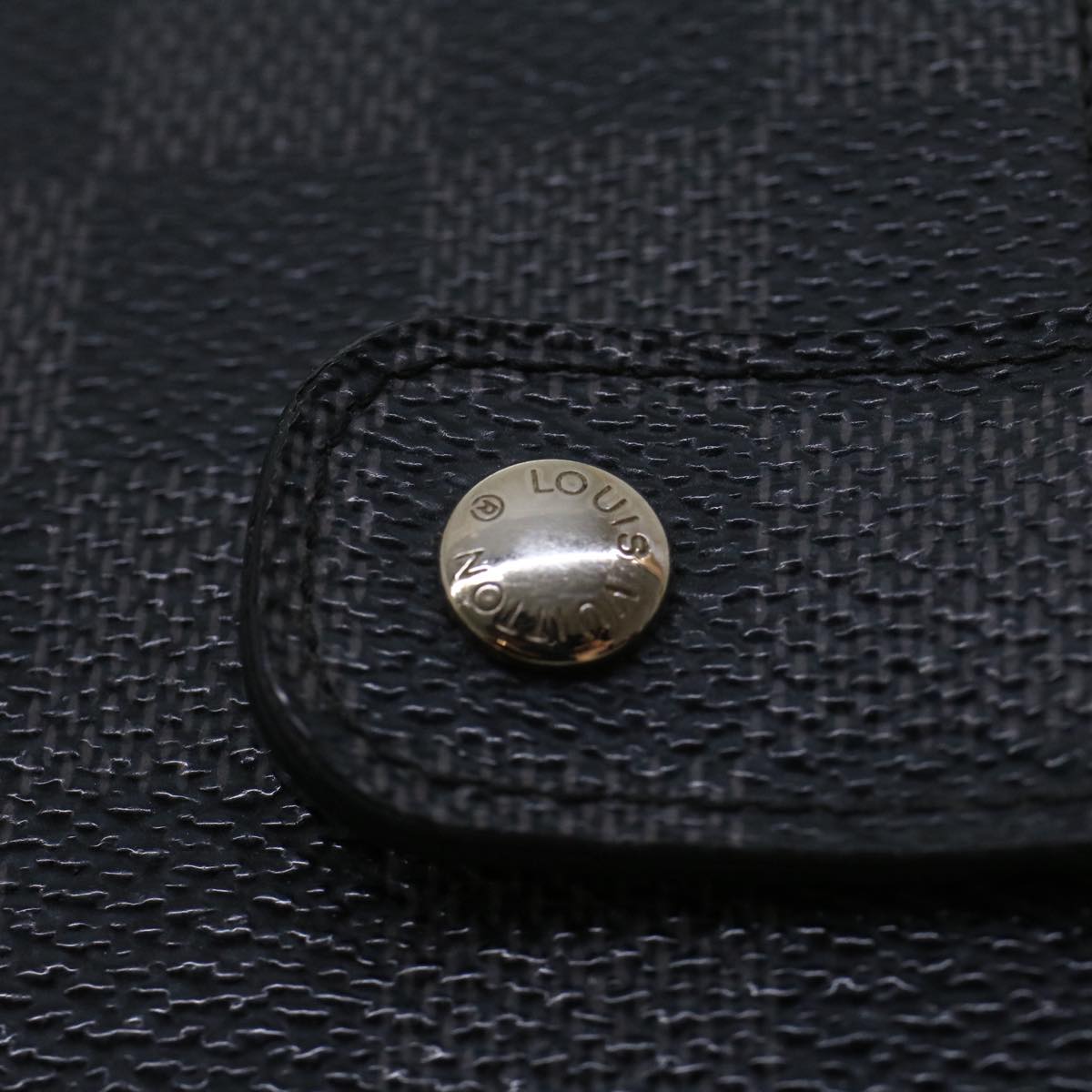 LOUIS VUITTON Damier Graphite Agenda MM Day Planner Cover R20242 LV 44517