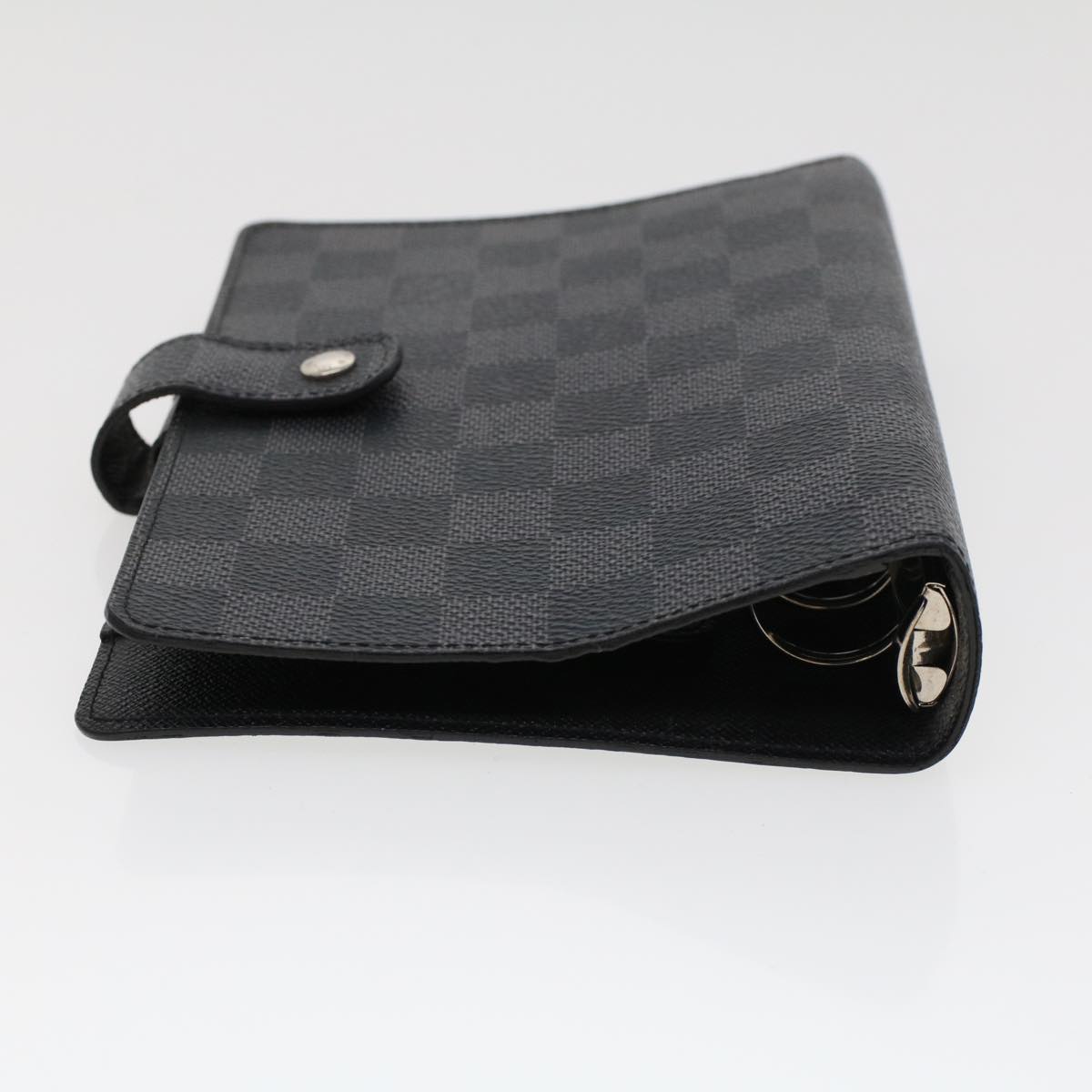 LOUIS VUITTON Damier Graphite Agenda MM Day Planner Cover R20242 LV 44517