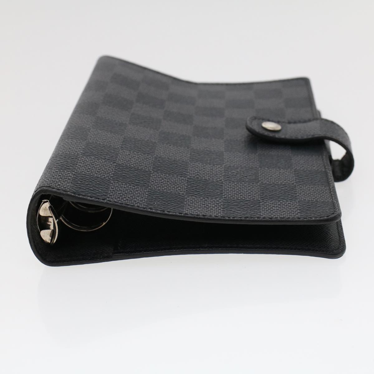 LOUIS VUITTON Damier Graphite Agenda MM Day Planner Cover R20242 LV 44517