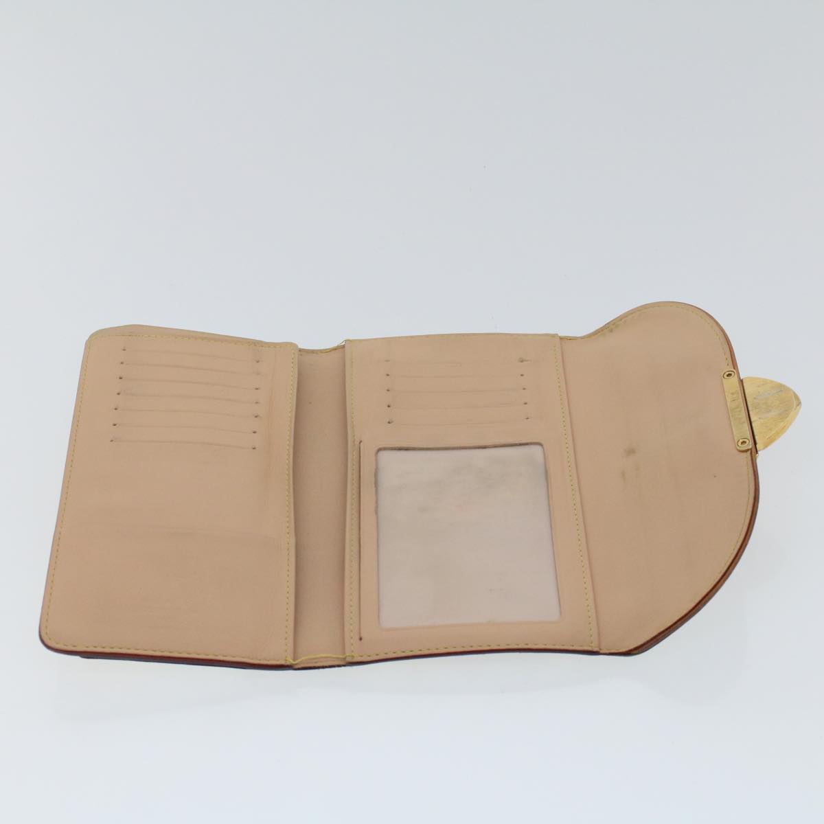 LOUIS VUITTON Multicolor Portefeuille Eugenie Wallet White M60053 LV 44518