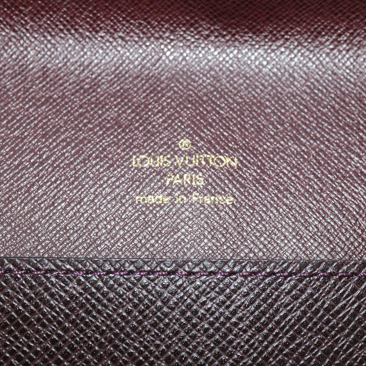 LOUIS VUITTON Taiga Clutch Bag Acajou LV 44530