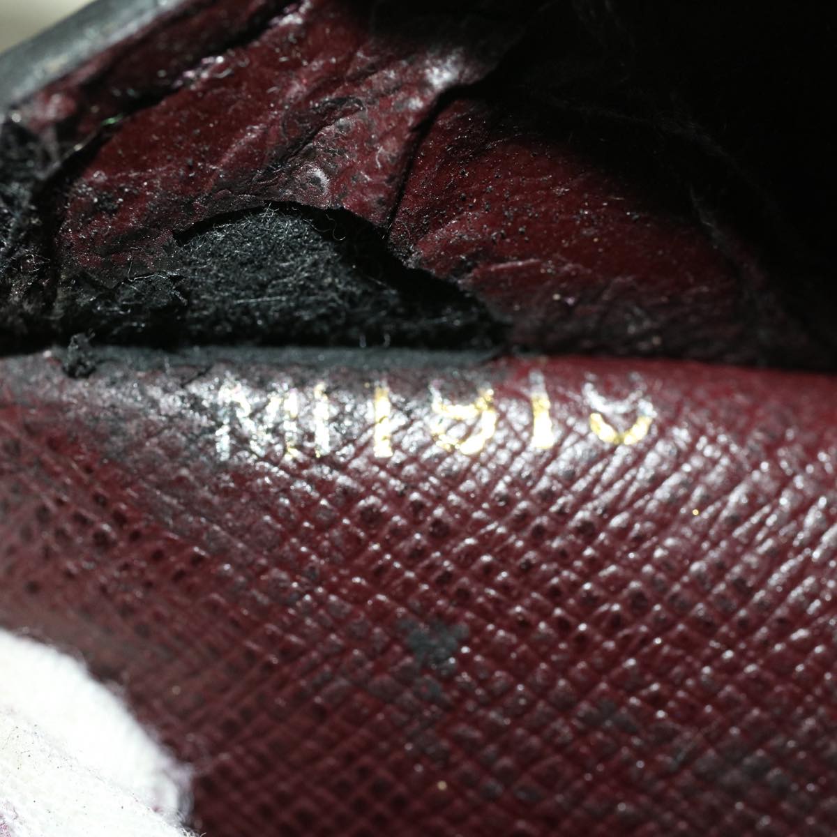 LOUIS VUITTON Taiga Clutch Bag Acajou LV 44530