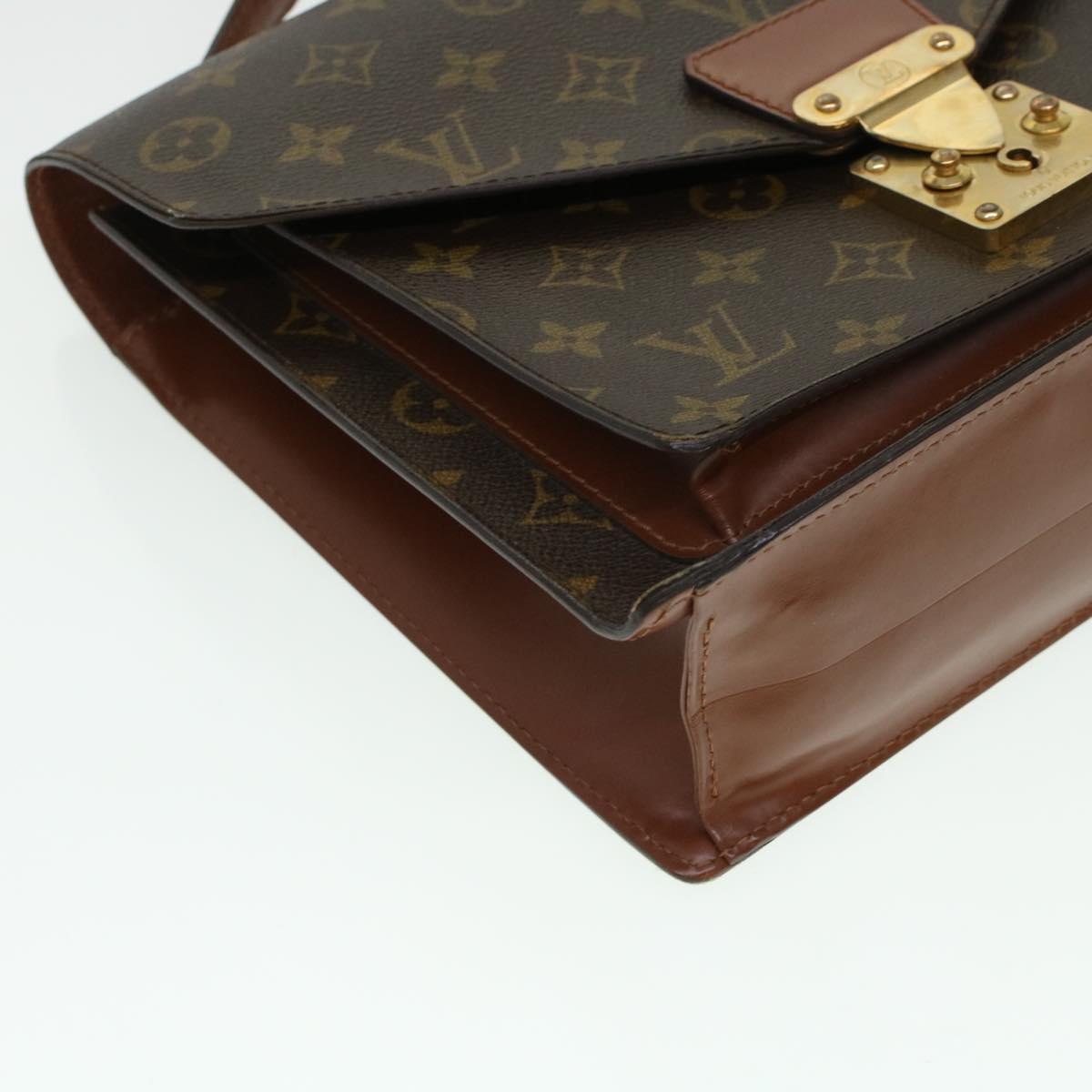 LOUIS VUITTON Monogram Monceau 28 Hand Bag 2way M51185 LV 44550