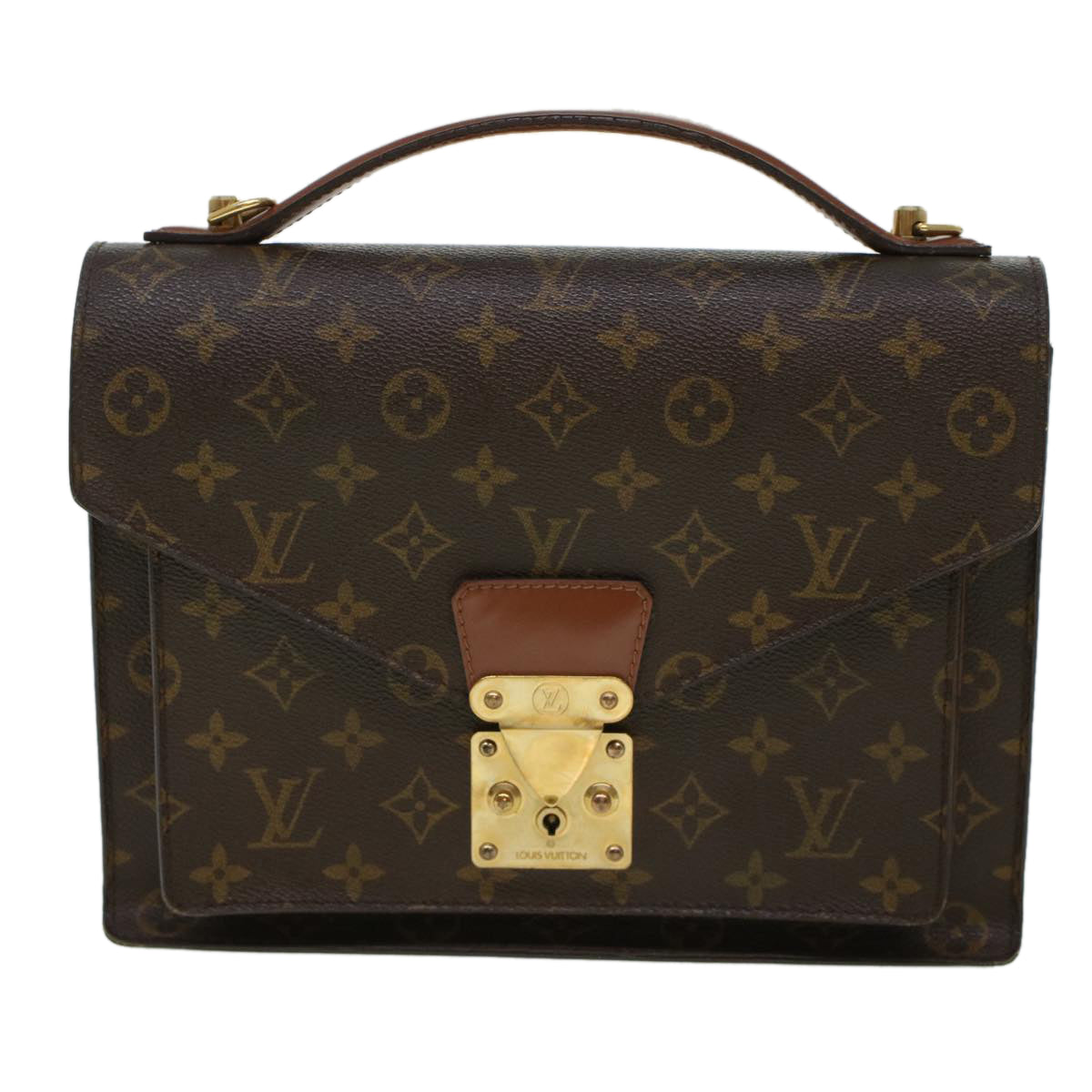 LOUIS VUITTON Monogram Monceau 28 Hand Bag 2way M51185 LV 44550