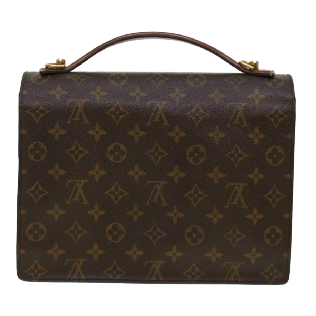 LOUIS VUITTON Monogram Monceau 28 Hand Bag 2way M51185 LV 44550