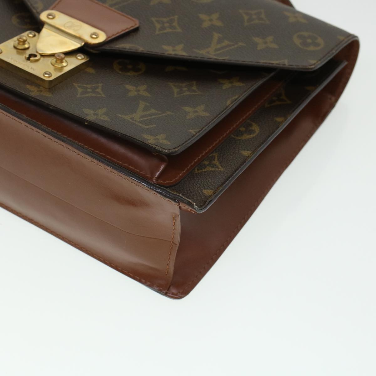 LOUIS VUITTON Monogram Monceau 28 Hand Bag 2way M51185 LV 44550