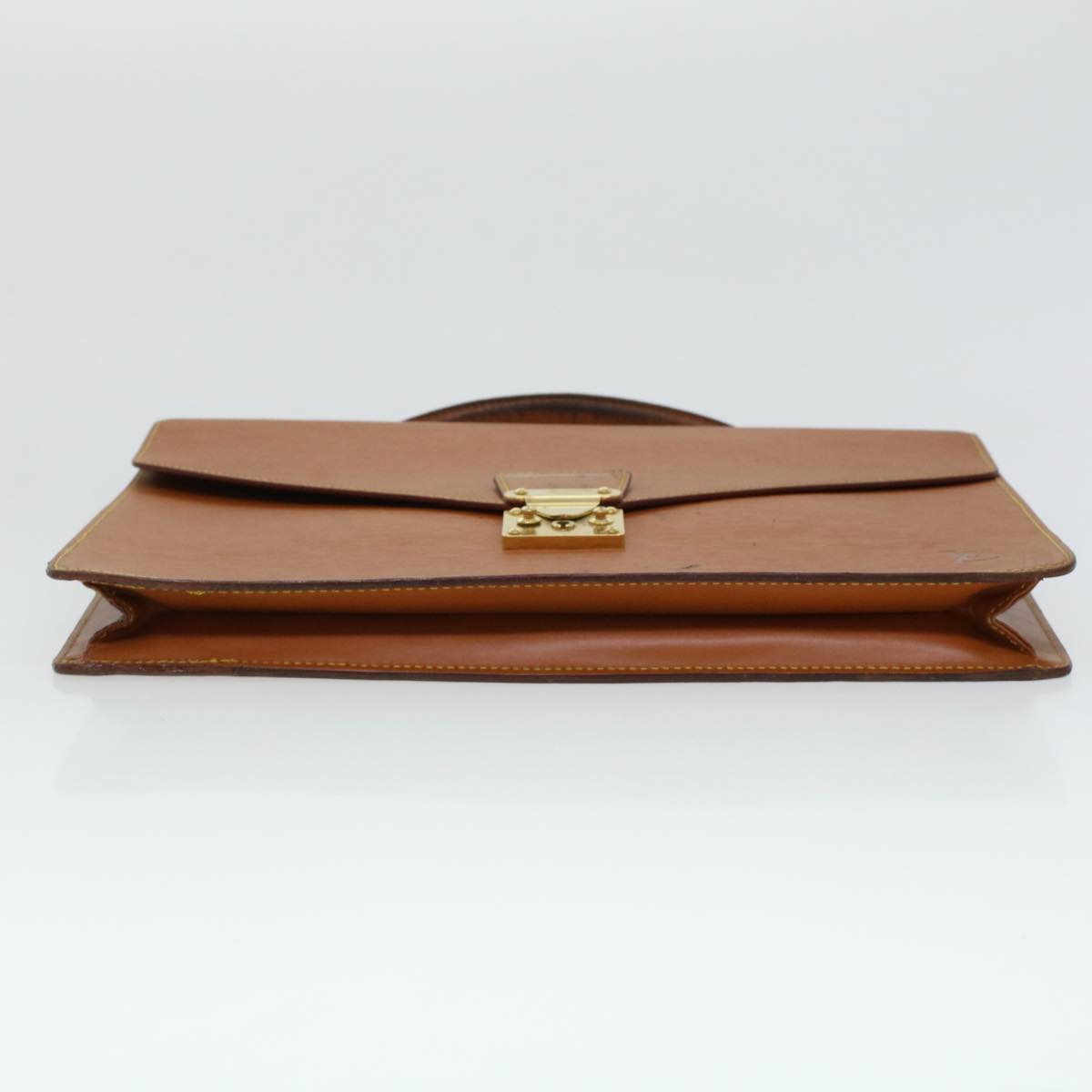 LOUIS VUITTON Epi Porte Documents Bandouliere Briefcase Brown M54468 44551