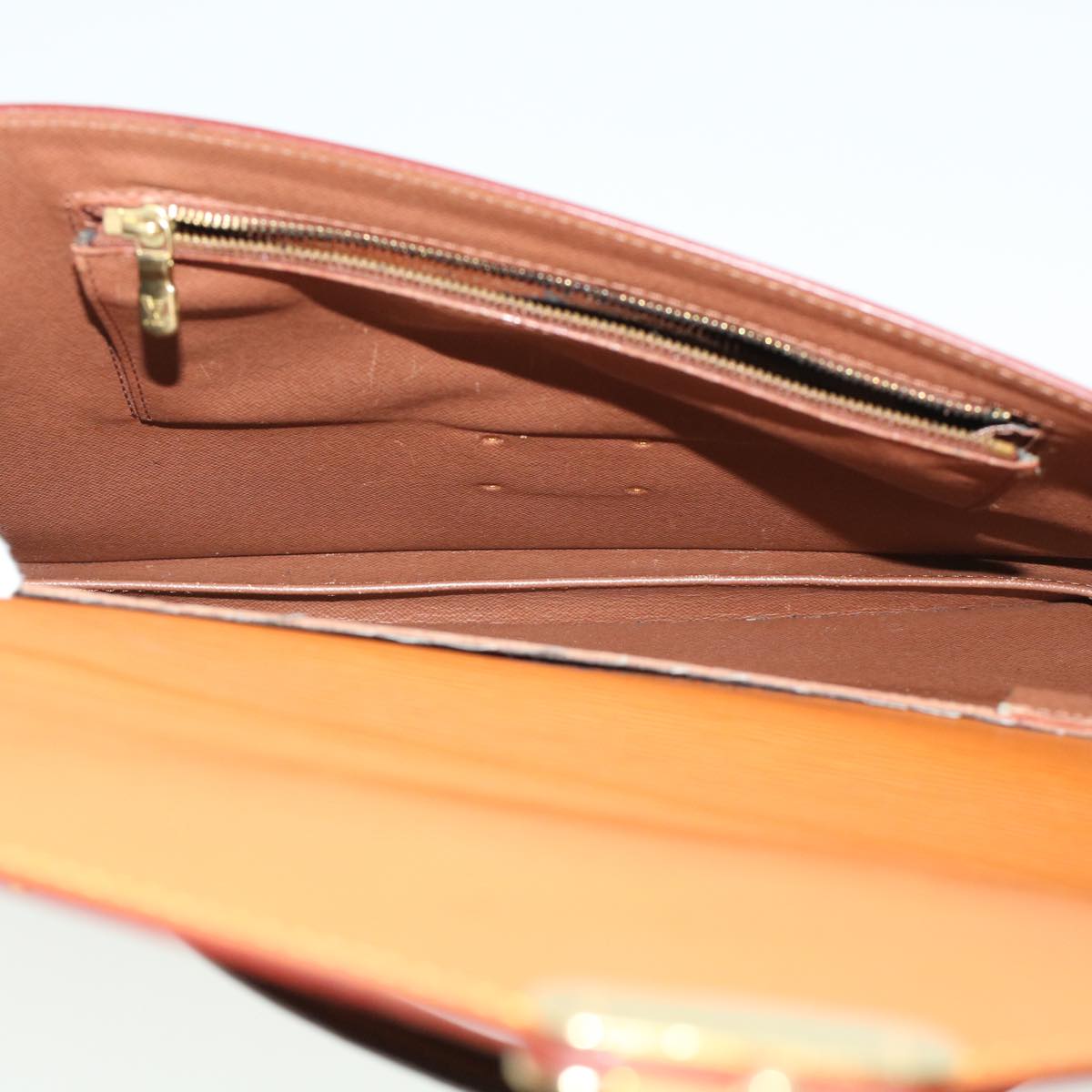 LOUIS VUITTON Epi Porte Documents Bandouliere Briefcase Brown M54468 44551