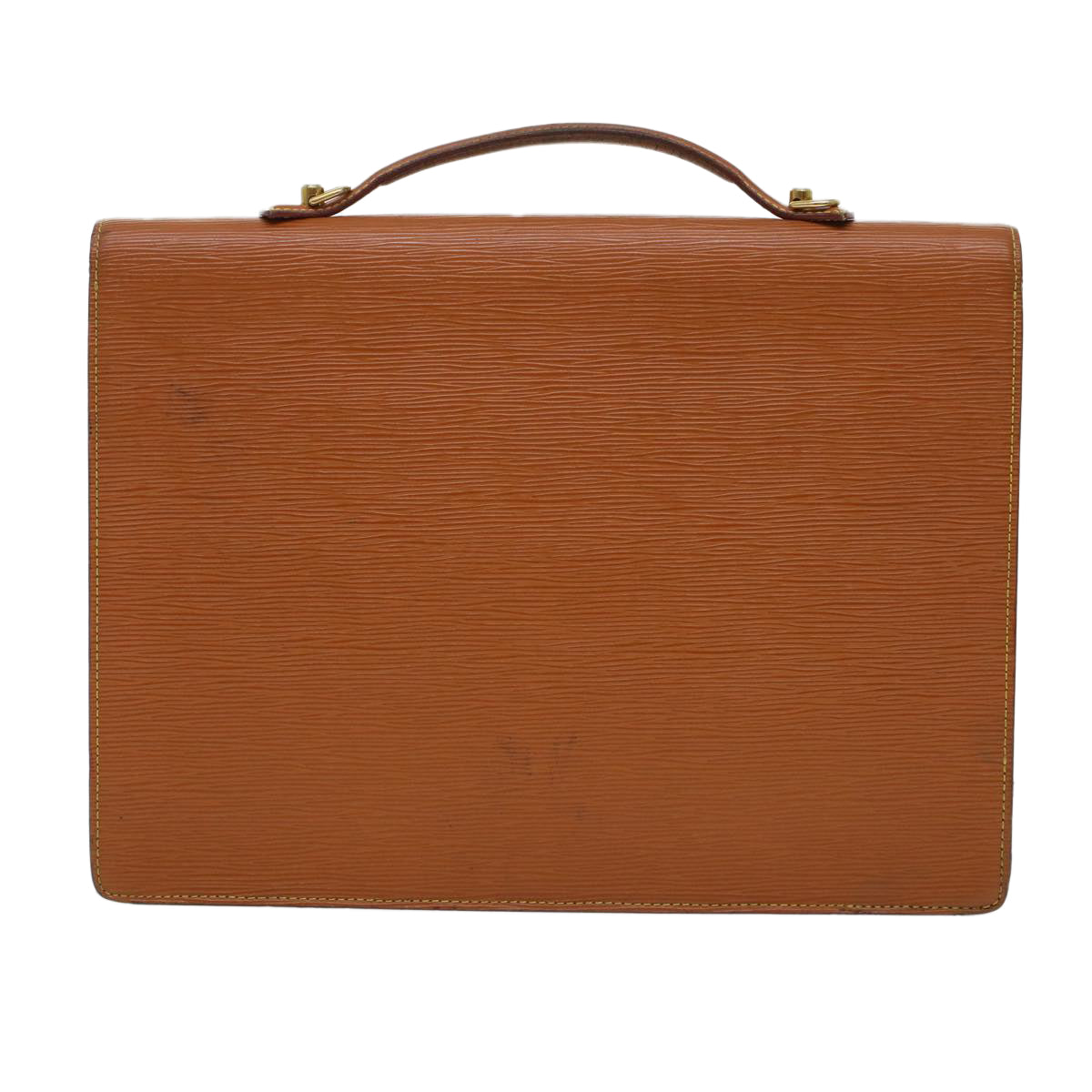 LOUIS VUITTON Epi Porte Documents Bandouliere Briefcase Brown M54468 44551