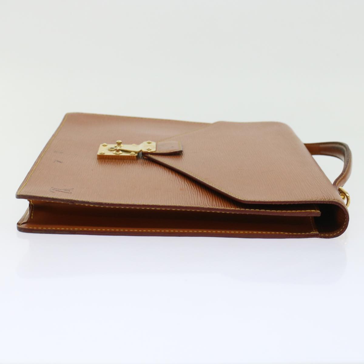 LOUIS VUITTON Epi Porte Documents Bandouliere Briefcase Brown M54468 44551