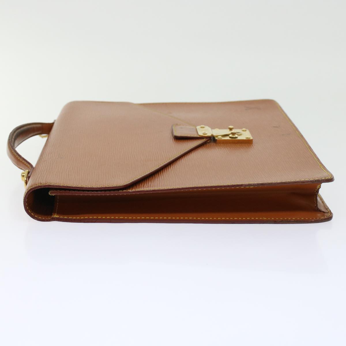 LOUIS VUITTON Epi Porte Documents Bandouliere Briefcase Brown M54468 44551