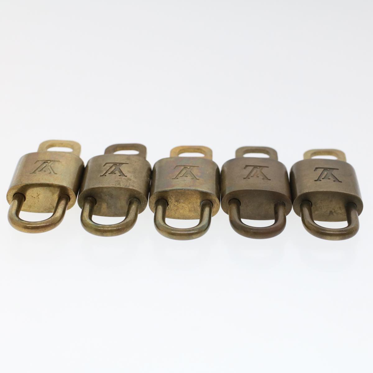 LOUIS VUITTON Padlock 10set Gold Tone LV 44554