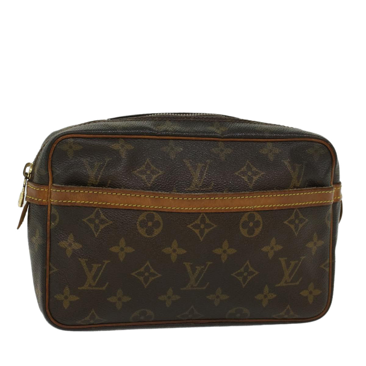 LOUIS VUITTON Monogram Compiegne 23 Clutch Bag M51847 LV 44556