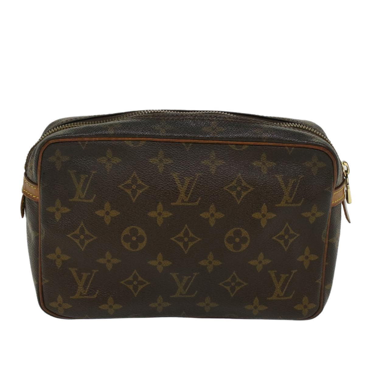 LOUIS VUITTON Monogram Compiegne 23 Clutch Bag M51847 LV 44556