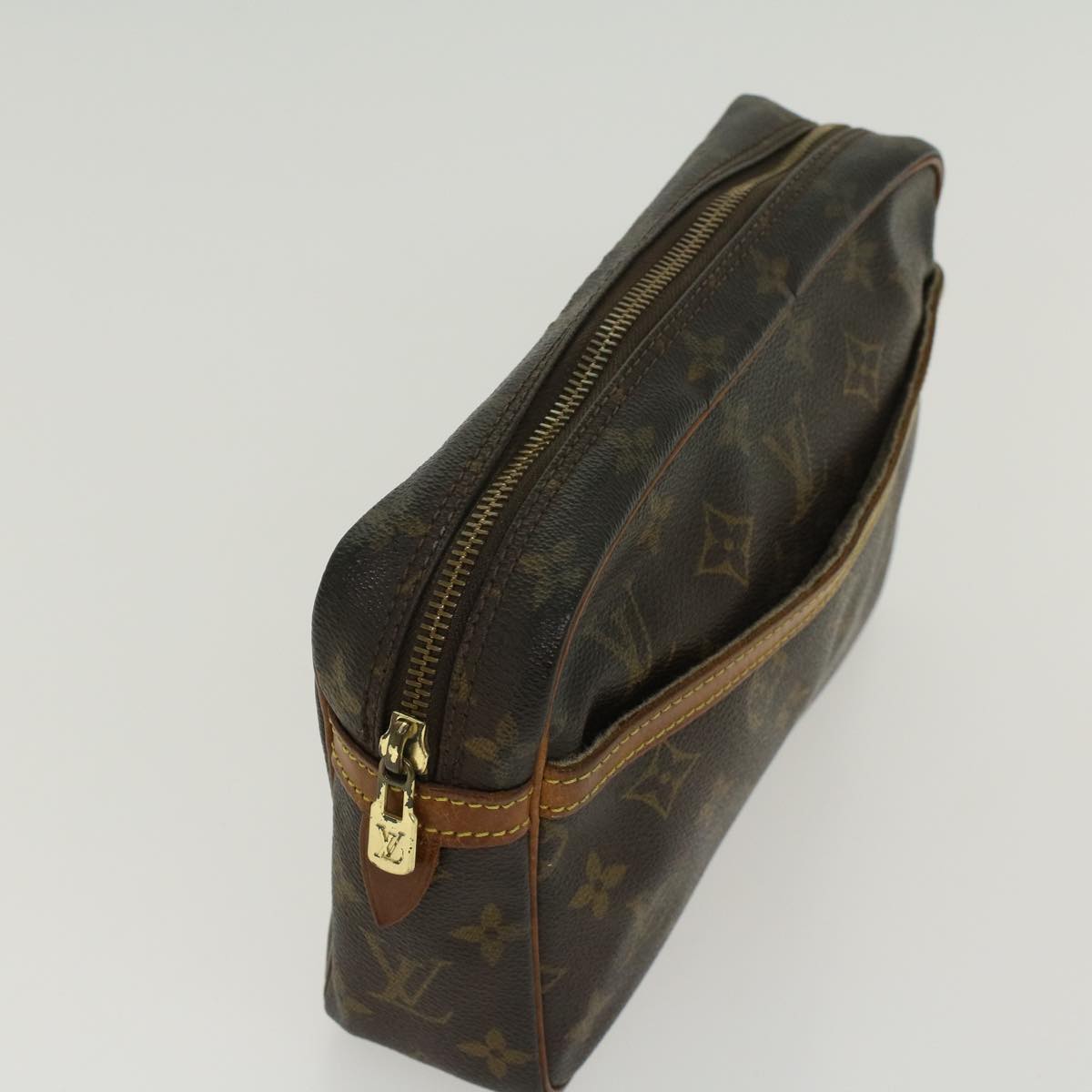 LOUIS VUITTON Monogram Compiegne 23 Clutch Bag M51847 LV 44556