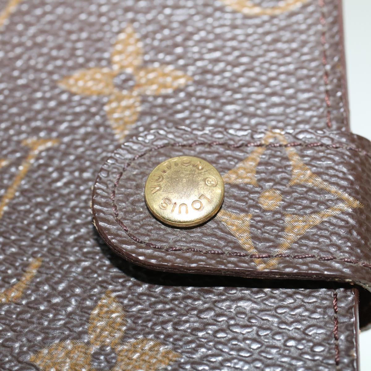 LOUIS VUITTON Monogram Agenda PM Day Planner Cover R20005 LV 44558