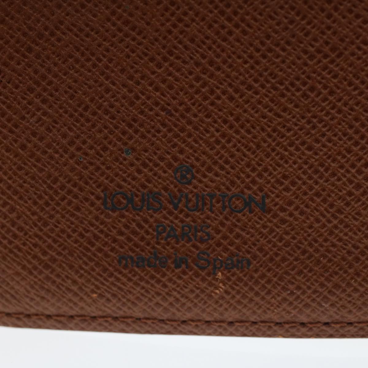 LOUIS VUITTON Monogram Agenda PM Day Planner Cover R20005 LV 44558