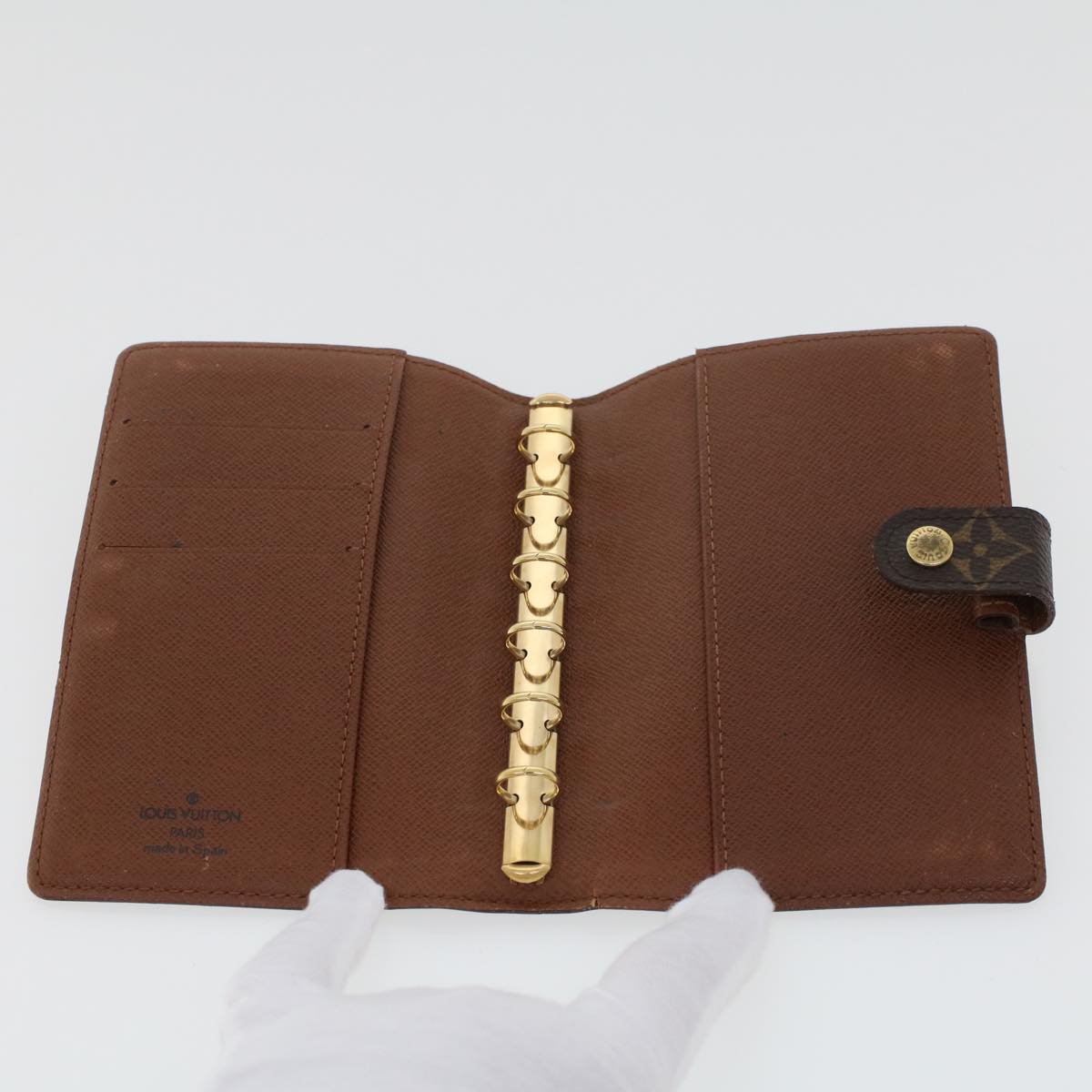 LOUIS VUITTON Monogram Agenda PM Day Planner Cover R20005 LV 44558
