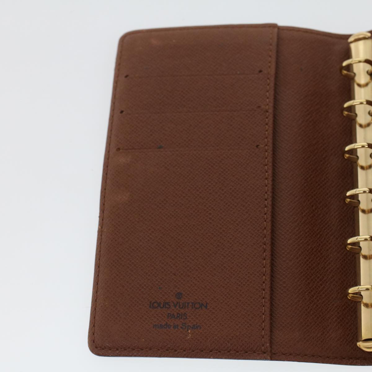 LOUIS VUITTON Monogram Agenda PM Day Planner Cover R20005 LV 44558
