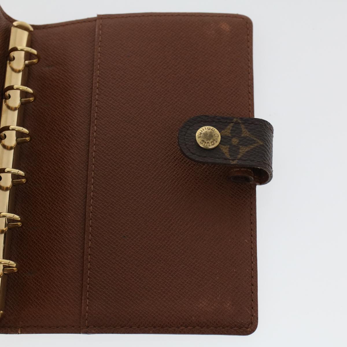 LOUIS VUITTON Monogram Agenda PM Day Planner Cover R20005 LV 44558