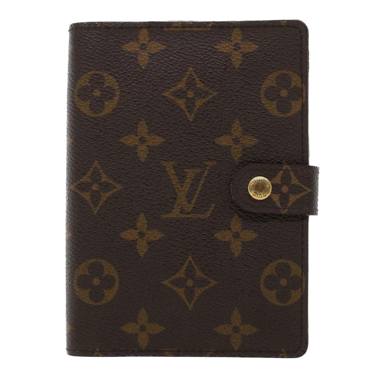 LOUIS VUITTON Monogram Agenda PM Day Planner Cover R20005 LV 44558
