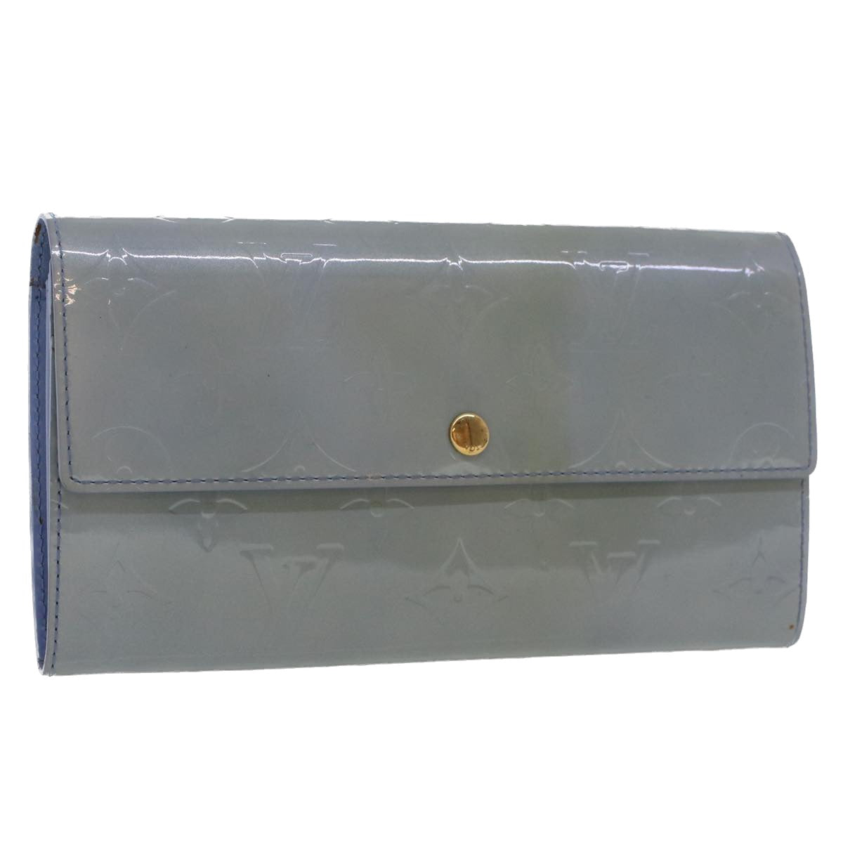 LOUIS VUITTON Vernis Portefeuille Sarah Long Wallet Lavande M91235 LV 44559