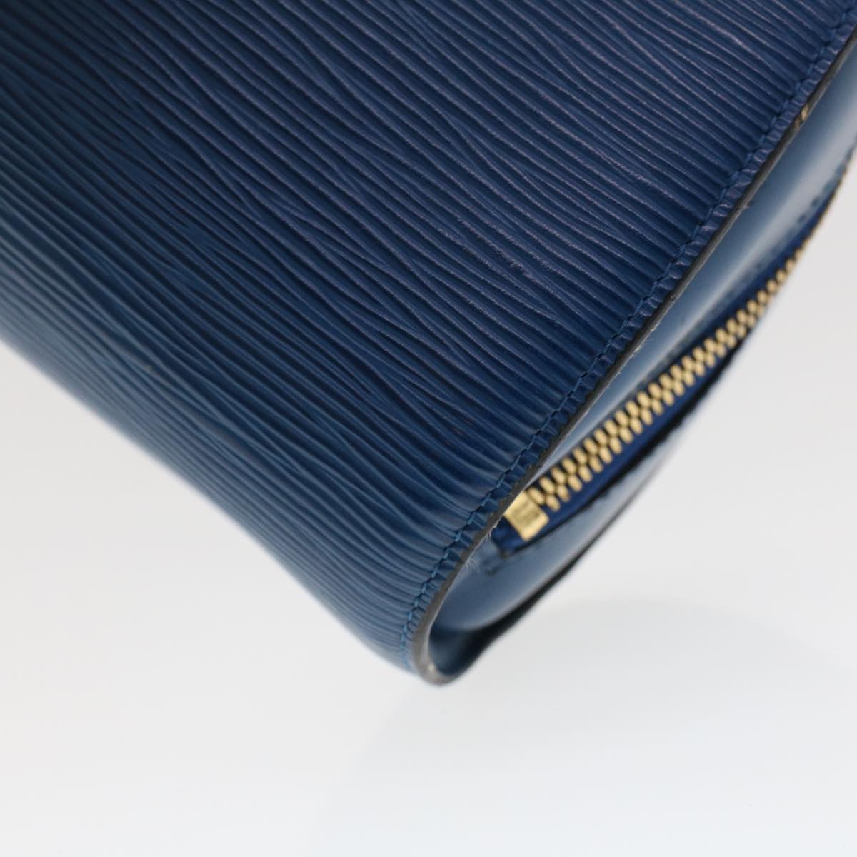 LOUIS VUITTON Epi Dauphine GM Clutch Bag Blue M48435 LV 44560