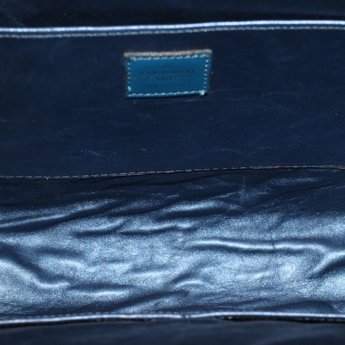 LOUIS VUITTON Epi Dauphine GM Clutch Bag Blue M48435 LV 44560
