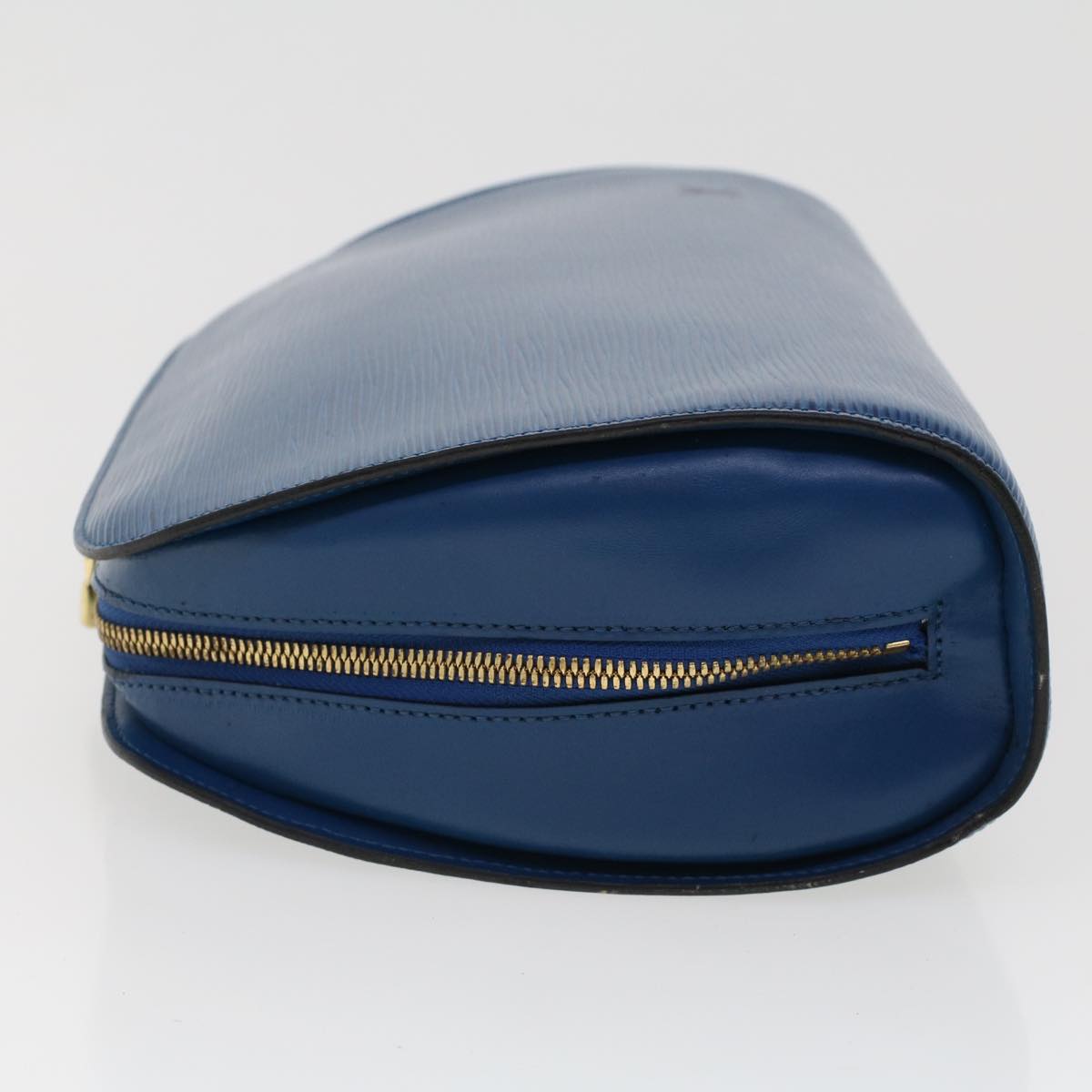 LOUIS VUITTON Epi Dauphine GM Clutch Bag Blue M48435 LV 44560