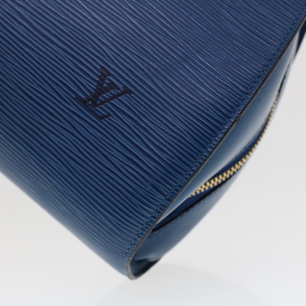 LOUIS VUITTON Epi Dauphine GM Clutch Bag Blue M48435 LV 44560
