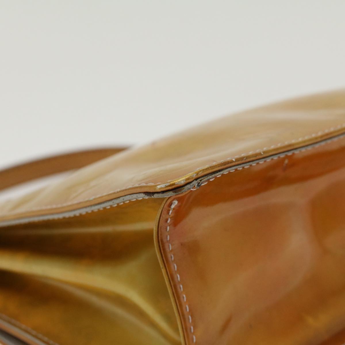 LOUIS VUITTON Monogram Vernis Spring Street Hand Bag Gris M91029 LV 44564