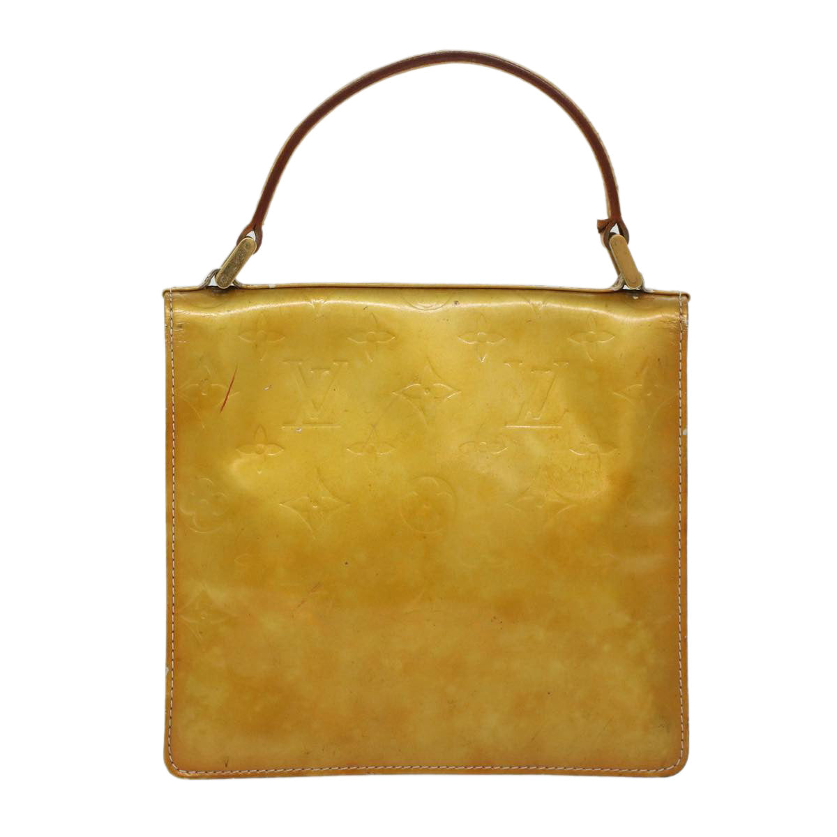 LOUIS VUITTON Monogram Vernis Spring Street Hand Bag Gris M91029 LV 44564