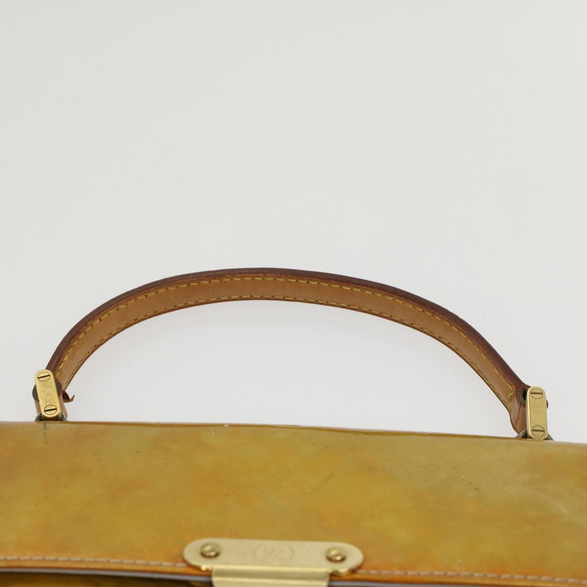LOUIS VUITTON Monogram Vernis Spring Street Hand Bag Gris M91029 LV 44564