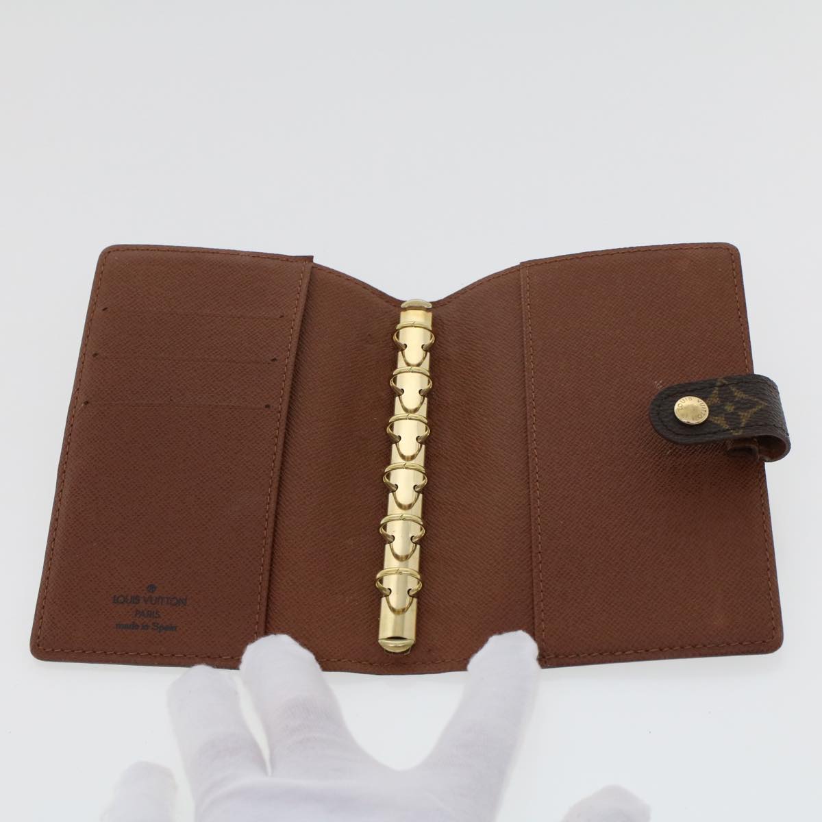 LOUIS VUITTON Monogram Agenda PM Day Planner Cover R20005 LV 44581
